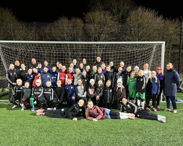 Gruppebillede af JYSK talentcenter SIF Q